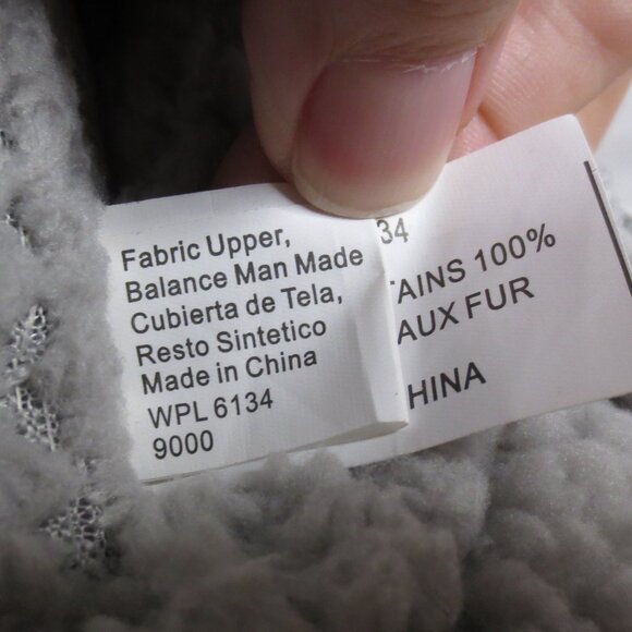 MUK LUKS womens COZY gray BOOTS sweater WINTER warm SIZE 8 - Picture 7 of 9